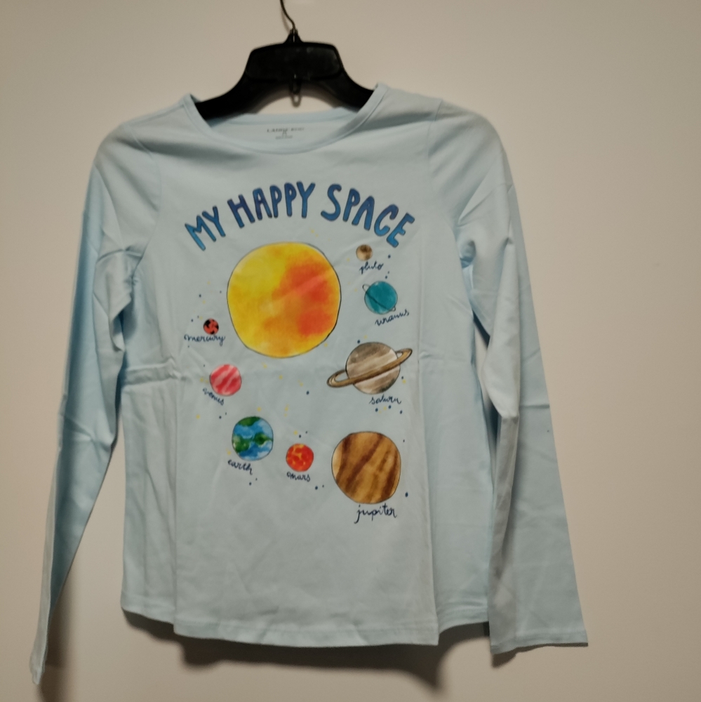 T shirt bundle Land's End Long Sleeve NWT 10-12 3 pc